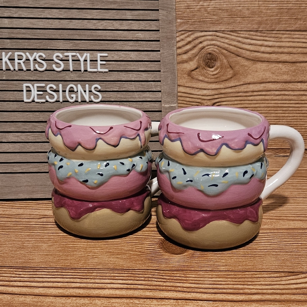 Stacked Donut Ceramic Mug Room Essentials Target (2)